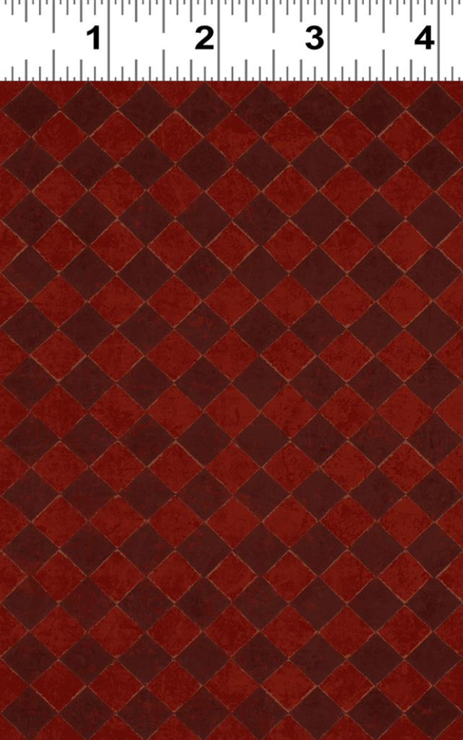 Sunny Days Basketweave in Brick Y3308-51, by Dan DiPaolo for Clothworks, sold by the half-yard