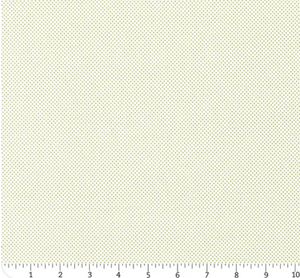 Cozy Up Cloud - Moss on White Pin Dot Yardage 29126-25 by Corey Yoder, for Moda Fabrics, sold by the half yard