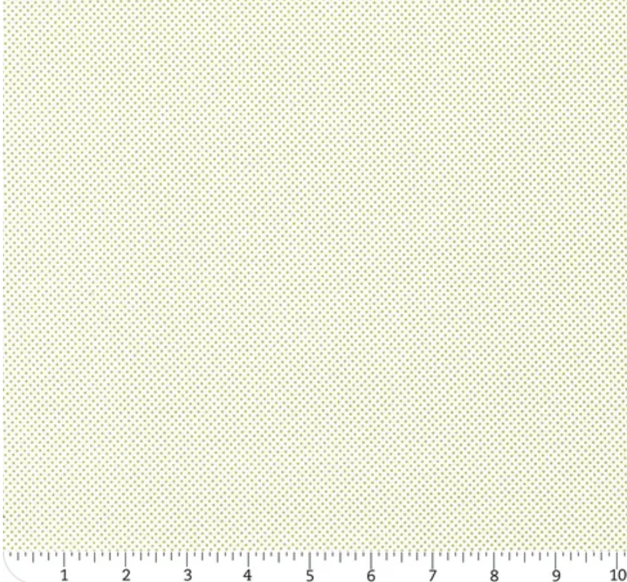 Cozy Up Cloud - Moss on White Pin Dot Yardage 29126-25 by Corey Yoder, for Moda Fabrics, sold by the half yard