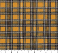 Outdoorsy Goldenrod Faded Plaid Blanket 7385-16 by Cathe Holden, for Moda Fabrics, sold by the half yard