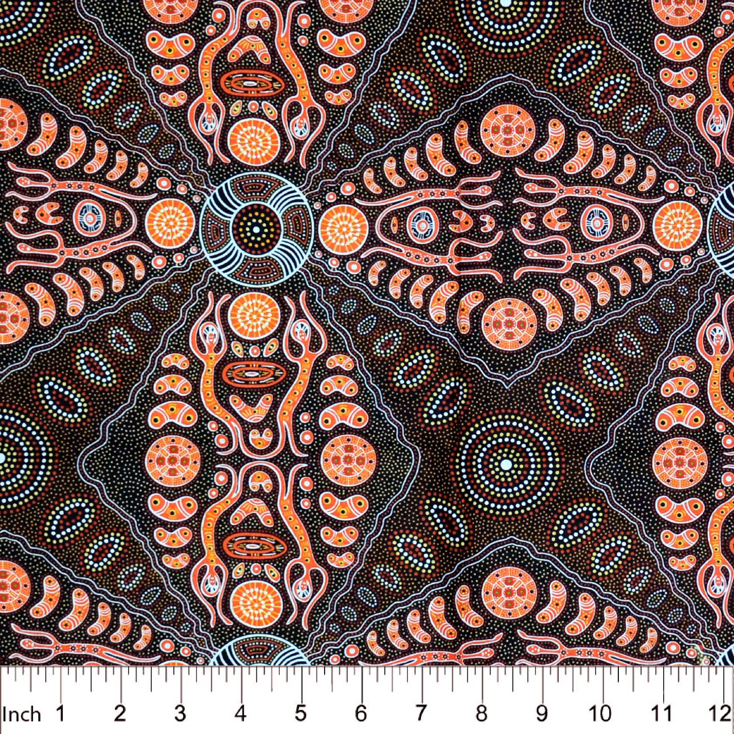 Spirit People 2 Brown, by M&S Textiles, sold by the half-yard