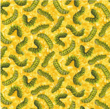 Load image into Gallery viewer, You Bug Me Caterpillar for Paintbrush Studio, sold by the half-yard
