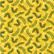You Bug Me Caterpillar for Paintbrush Studio, sold by the half-yard