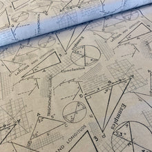 Load image into Gallery viewer, Modern Background Paper Geometry Math by Zen Chic for Moda, sold by half-yard
