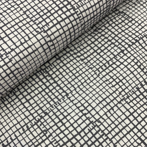 Grid, Cats and Dogs 8456  in 4 Color Ways by Sarah Golden for Andover, sold by the half-yard