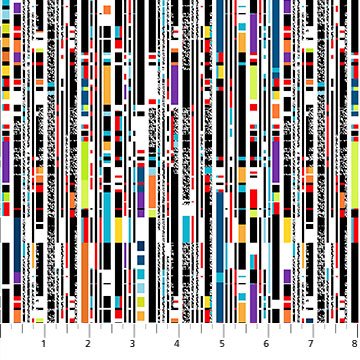 Rollicking Robots 10041 10 Multi, by Patrick Lose for Northcott, sold by the half yard