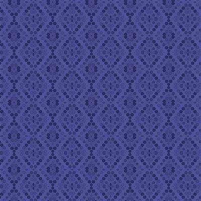 Painted Patchwork Geo Tonal Y3384-28 Dark Purple by Sue Zipkin for Clothworks, sold by the half-yard